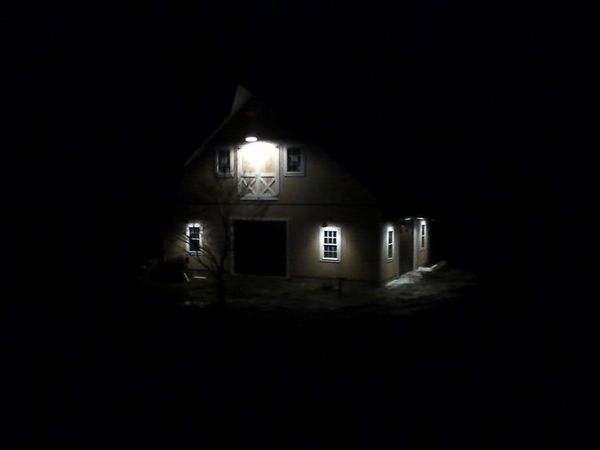 Exterior lighting for Barn in Newtown, CT (1)