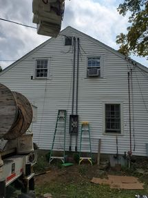 Overhead Parallel 400amp service in Southbury, CT (2)