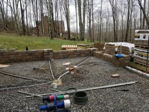 Underground Piping for Stone Lights in Oxford, CT (1)